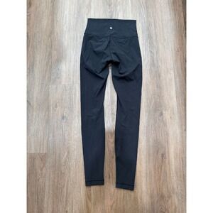 Lululemon wunder High Rise Black Leggings Women's Size 4